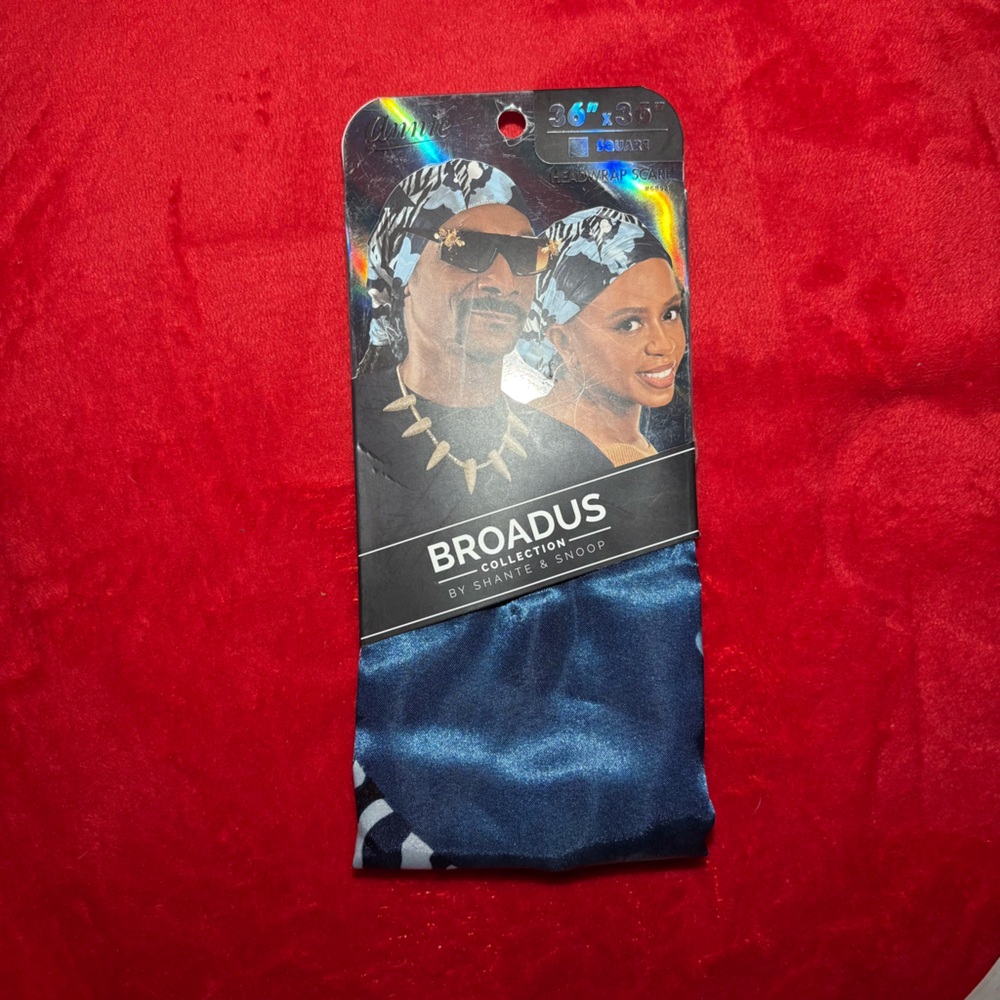Broadus Shante & Snoop Dogg Collection Scarf, 36" x 36" Square Headband